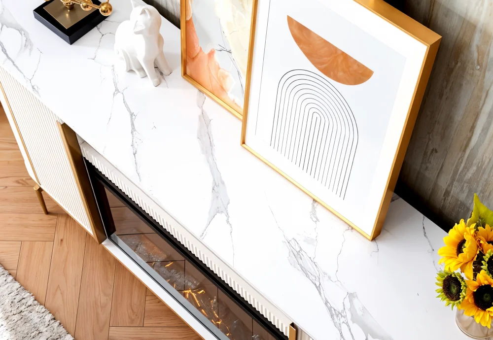 electric fireplace with remote control