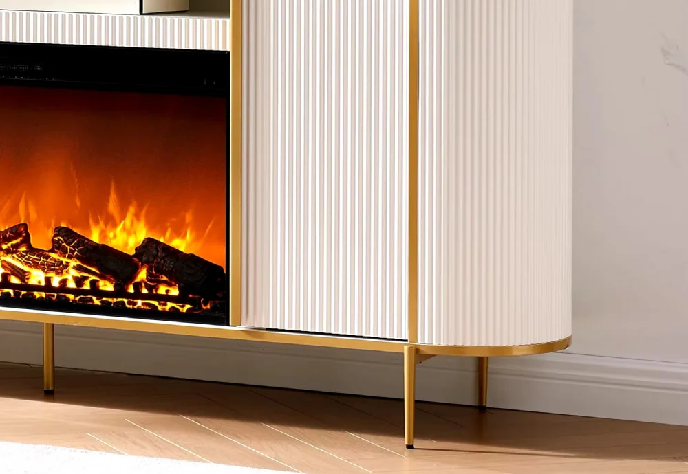 electric fireplace with remote control